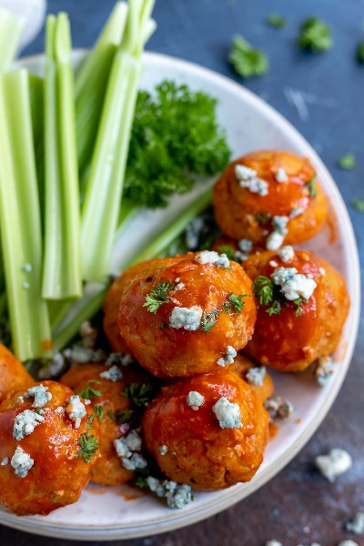 Buffalo Chicken Meatballs