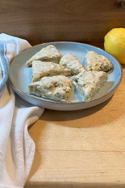 Lemon Poppy Seed Scones