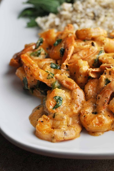 Tuscan Garlic Butter Shrimp